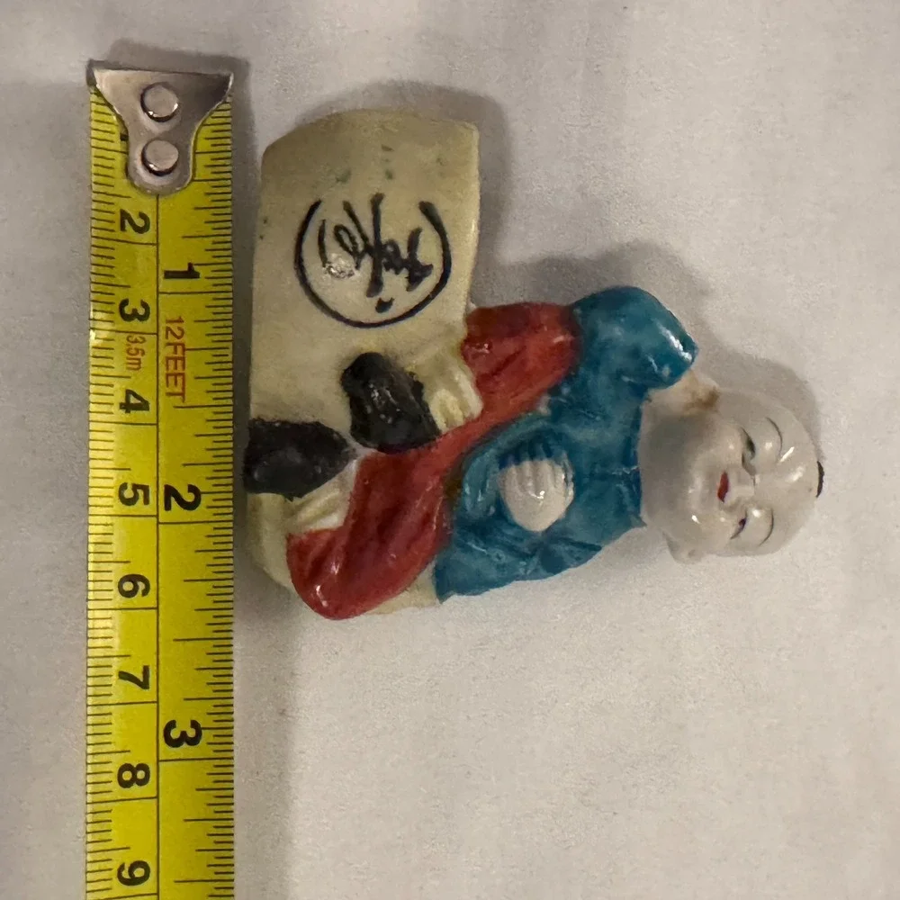 Vintage Oriental Asian‎ Boy Figurine Japan Air Planter Toothpick Holder